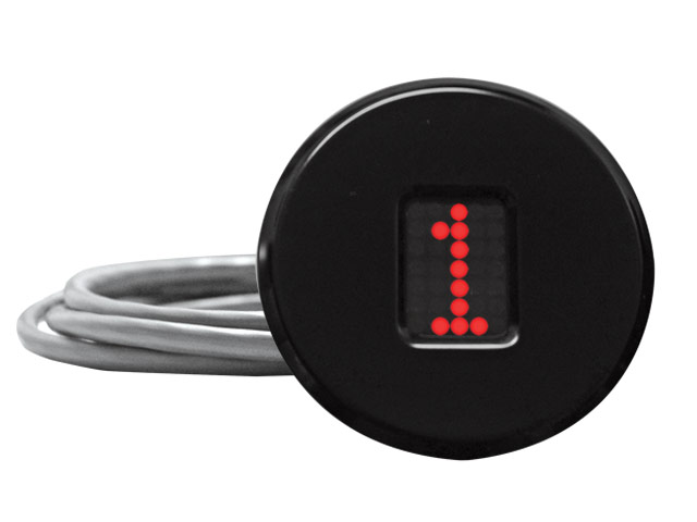 GDR5001 - Black Round Gear Indicator, Lever Position